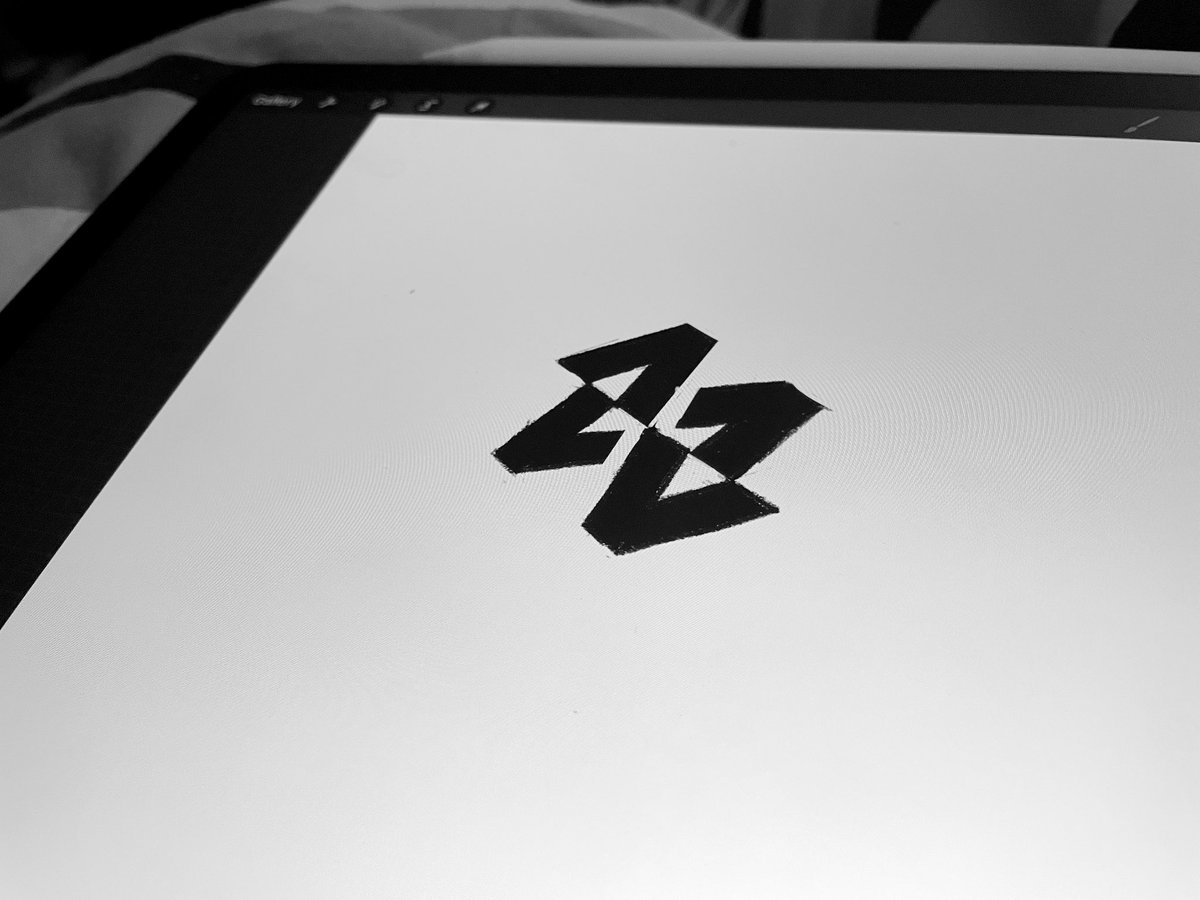 Personal brand logo sketch. Pretty clean  but with a odd perspective.

Let me know your thoughts 👇🏻