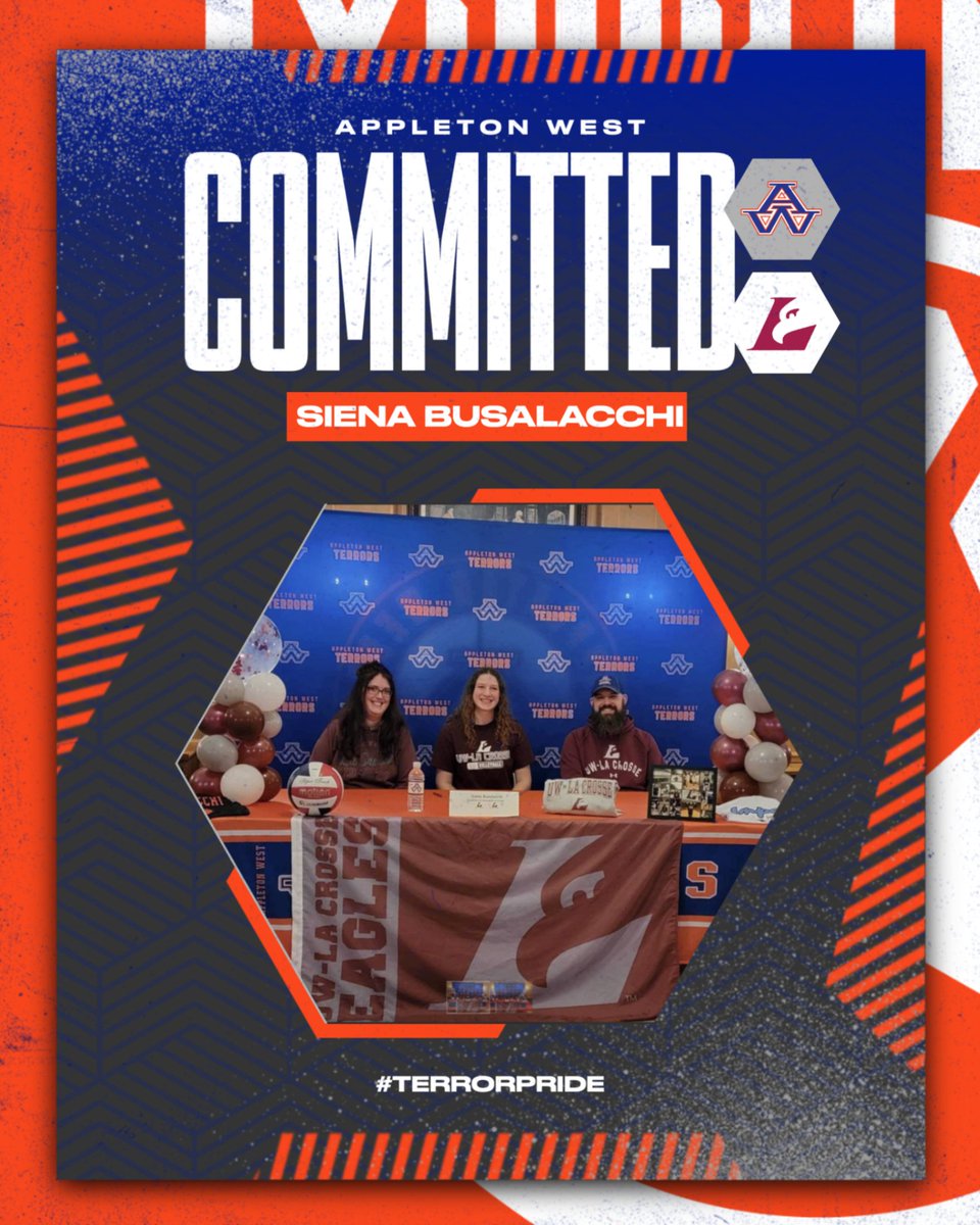 appletonwestad (@appletonwestad) on Twitter photo Congratulations to <a href="/AppletonWest/">Appleton West</a> Siena Busalacchi and her family as she has committed to continue her academic & athletic career at <a href="/UWLaCrosse/">UW-La Crosse</a> for volleyball. #TerrorPride <a href="/AWTerrorBackers/">AWTerrorBackers</a> Congratulations to <a href="/AppletonWest/">Appleton West</a> Siena Busalacchi and her family as she has committed to continue her academic & athletic career at <a href="/UWLaCrosse/">UW-La Crosse</a> for volleyball. #TerrorPride <a href="/AWTerrorBackers/">AWTerrorBackers</a>