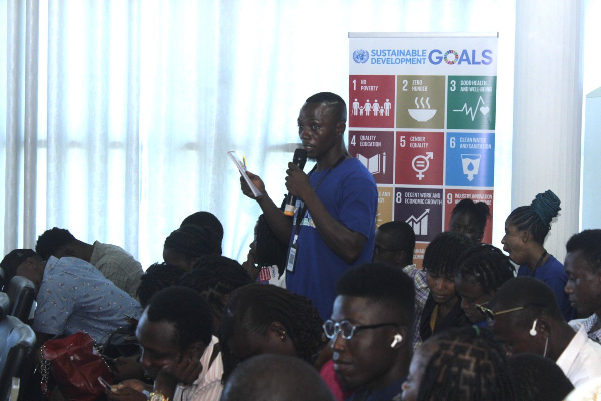 UNDPSierraLeone's tweet photo. What are youth concerns on becoming innovators? They told us @NYEEFSL the following 👉

➡️ Poor infrastructure for creativity
➡️ Unclear intellectual property rights protection
➡️Scarce financial resources 
➡️Insufficient mentorship prog. &amp;
➡️Few opportunities for rural youth. https://t.co/CkNCCacpPe