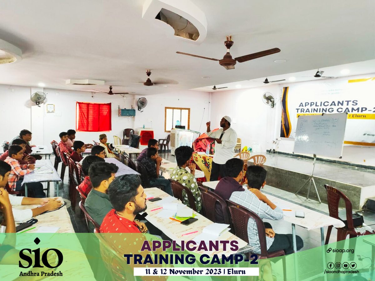 SIO_AP's tweet image. Participants benefited with the holistic way of life, character building, ethics and morals, education and empowerment, study culture and leadership development
Special sessions on students Parliament, Indian society and understanding contemporary ideologies.
#sioap 
#ATC 
#Eluru