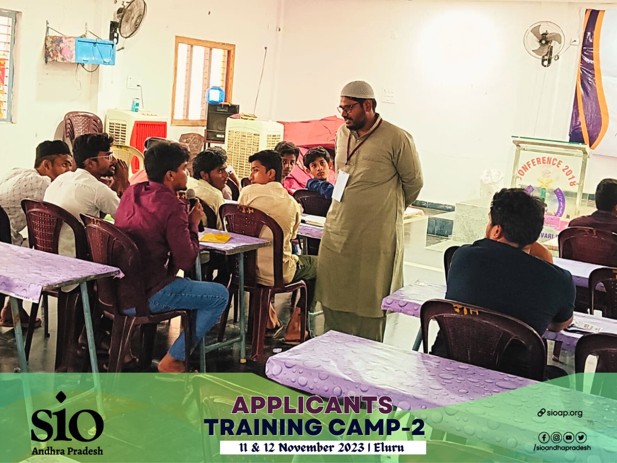 SIO_AP's tweet image. Participants benefited with the holistic way of life, character building, ethics and morals, education and empowerment, study culture and leadership development
Special sessions on students Parliament, Indian society and understanding contemporary ideologies.
#sioap 
#ATC 
#Eluru