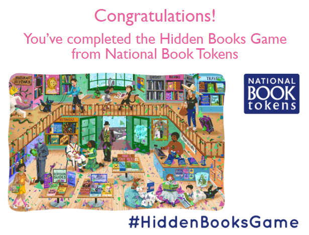 it may have taken my entire lunch break but I am free 🙏🏼 #HiddenBooksGame