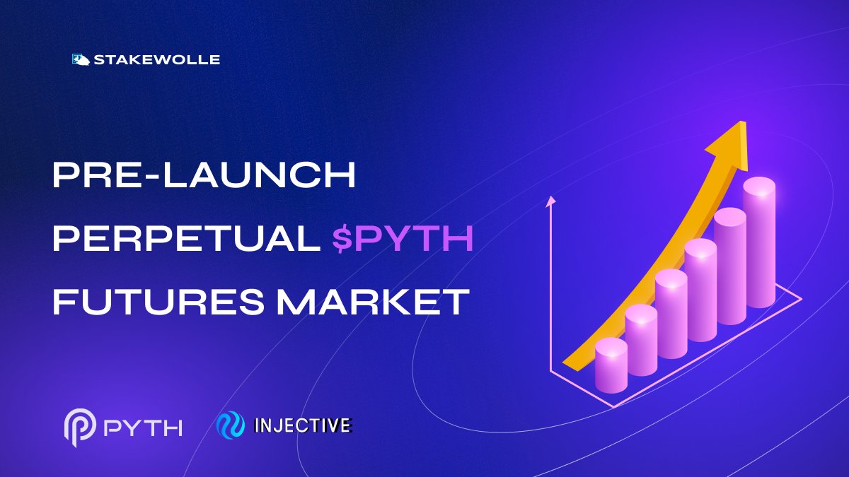 Stakewolle votes YES on <a href="/Injective_/">ninja</a> prop#288✅

This proposal will launch the $PYTH perpetual market.
Successful experience of the $TIA launch shows that of that kind of market is beneficial for the whole $INJ ecosystem.