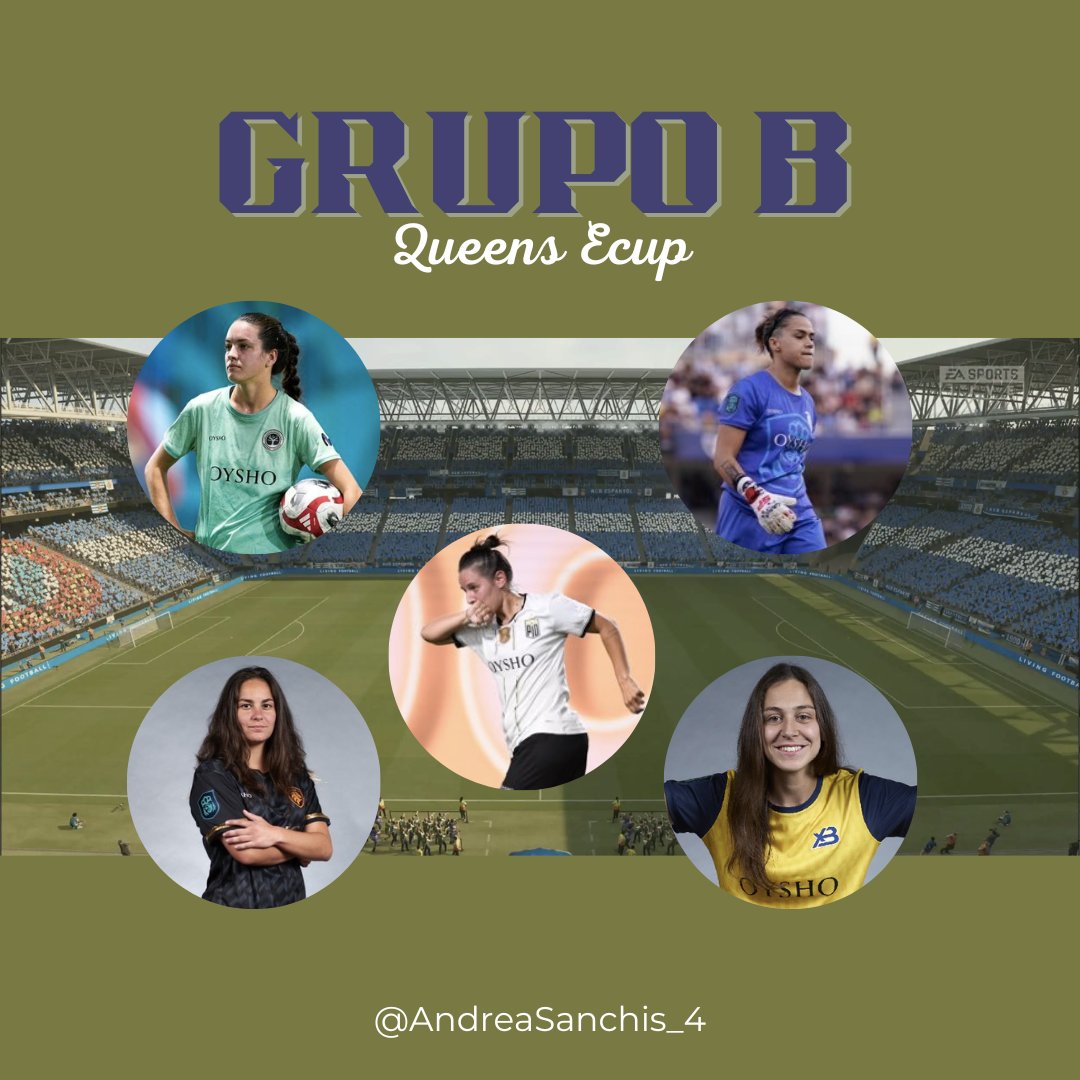 AndreaSanchis_4's tweet photo. Ayer inauguramos el que será vuestro torneo preferido para prenavidad, la #QueensEcup. Estas son las jugadoras que se enfrentarán entre ellas con sus equipos de fifillas, para conseguir llegar a la final four. https://t.co/bOsrskAObw
