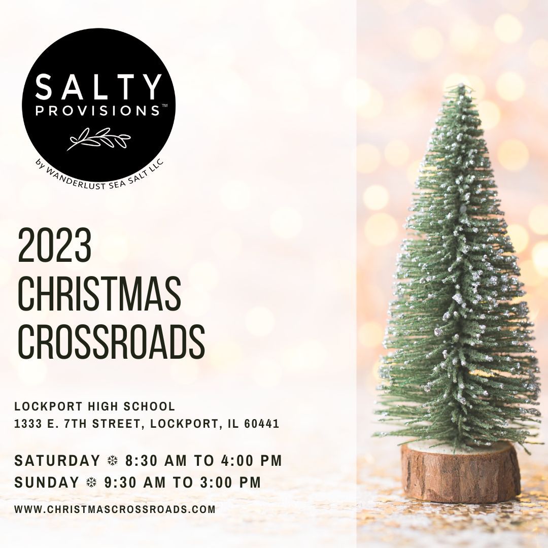 saltyprovisions's tweet photo. Don't miss the Christmas Crossroads Market on Nov 18-19 in Lockport, Illinois. Get ready for the holidays with the Salty Crew and Salty Provisions: https://t.co/3FK4DG5X8e 

#saltyprovisions #saltychristmas #christmascrossroads #lockportil #lockportevents #lockportwomensclub https://t.co/qigiCIiTP3
