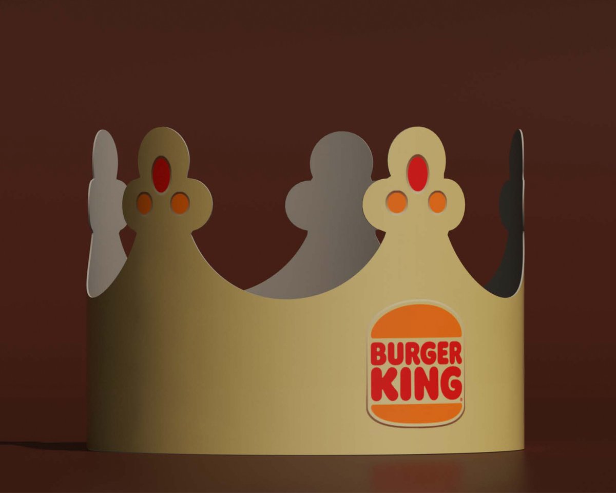 BurgerKing's tweet photo. really into the crown rn https://t.co/adhJtLxeD0