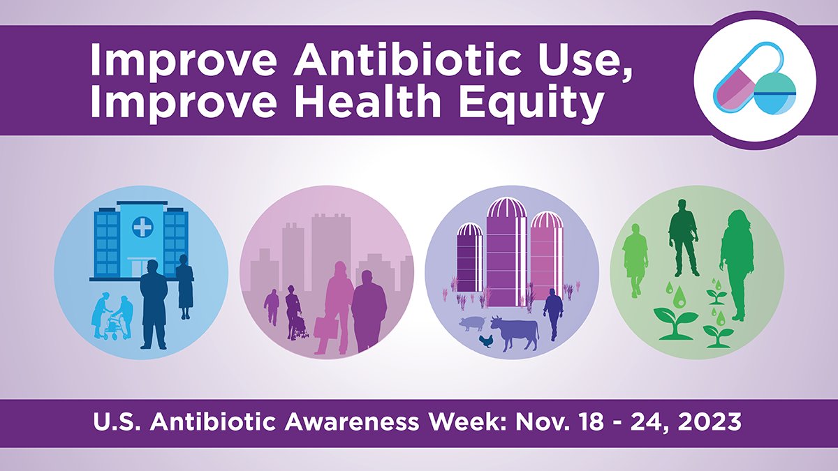 Join U.S. Antibiotic Awareness Week Nov. 18-24. Show support, wear 
purple. Do your best to stay healthy &amp; keep others healthy. Stopping 
infections from happening in the first place helps reduce #antibiotic use &amp; 
fights #AntimicrobialResistance. bit.ly/3ZCDi4k #USAAW23