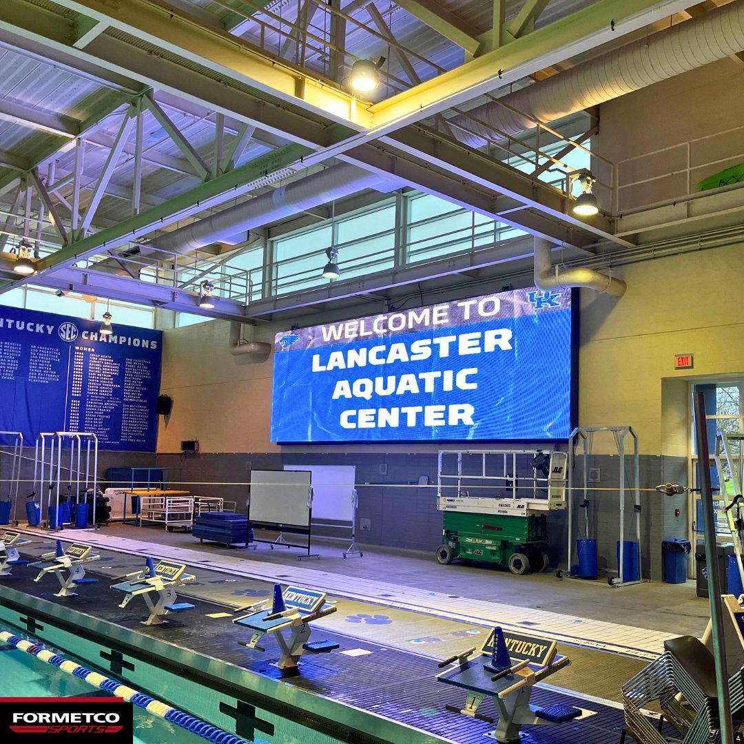 FormetcoSports's tweet photo. Major #scoreboardgoals at the University of Kentucky Aquatics Center.👏💯 We're so happy with how this project turned out! Thank you for partnering with Formetco Sports. https://t.co/q3v2W30n8x
#indoorscoreboards #LEDscoreboards #UniversityofKentucky #FormetcoSports https://t.co/R43YQLqt1e