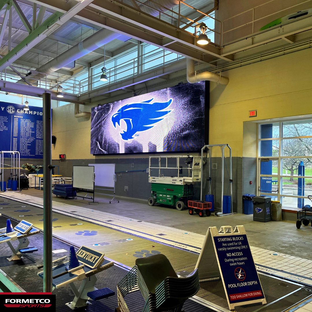 FormetcoSports's tweet photo. Major #scoreboardgoals at the University of Kentucky Aquatics Center.👏💯 We're so happy with how this project turned out! Thank you for partnering with Formetco Sports. https://t.co/q3v2W30n8x
#indoorscoreboards #LEDscoreboards #UniversityofKentucky #FormetcoSports https://t.co/R43YQLqt1e
