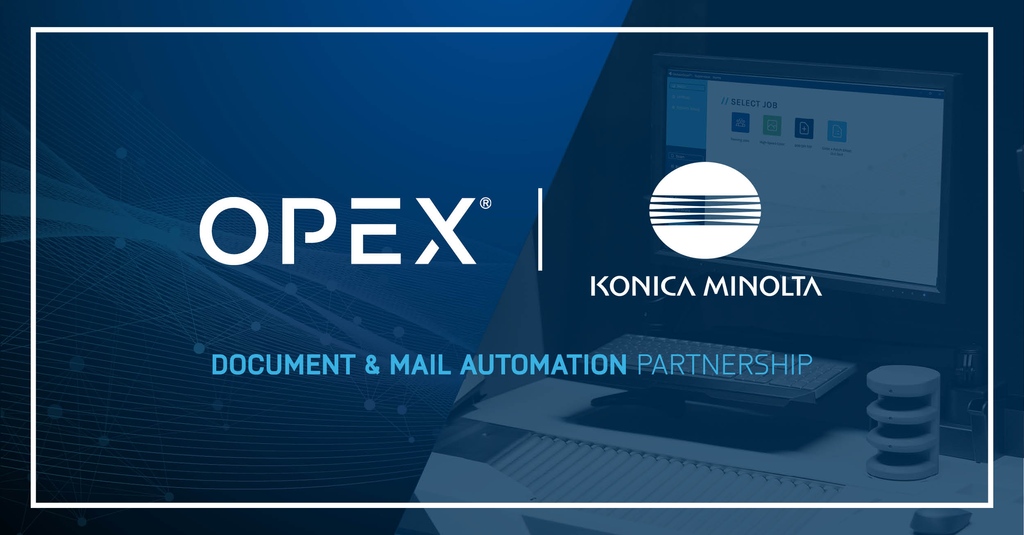 We're excited to announce OPEX has partnered with Konica Minolta to expand our document and mail automation solutions to customers in North America. Read the press release here: l8r.it/8VlN

#partnership #pressrelease #innovation #automation #news