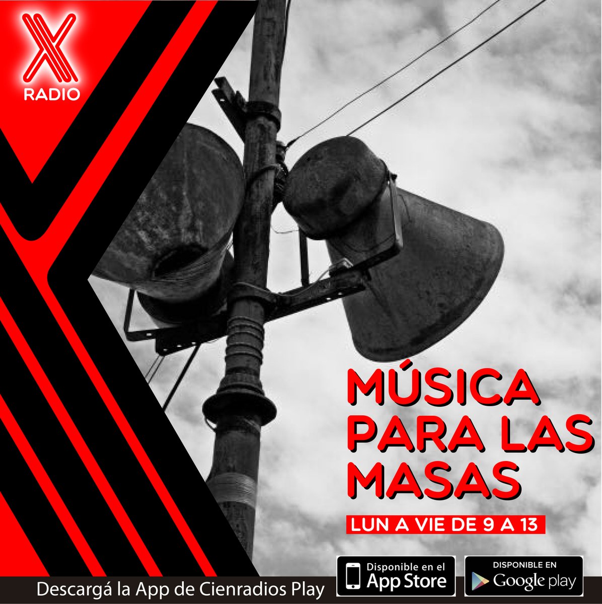 radioxok's tweet photo. Para esta hora, no hay nada como #MúsicaParaLasMasas.
Hasta las 13, en Radio X, la música primero.
#Rock #MorningRocks #música #masas #RadioX #LaMusicaPrimero #music #RockTheDay #RockTime #ItsRockTime #TimeToRock #massive #MusicFirst
https://t.co/2ONis5TIun https://t.co/n7JJ1yTFv0
