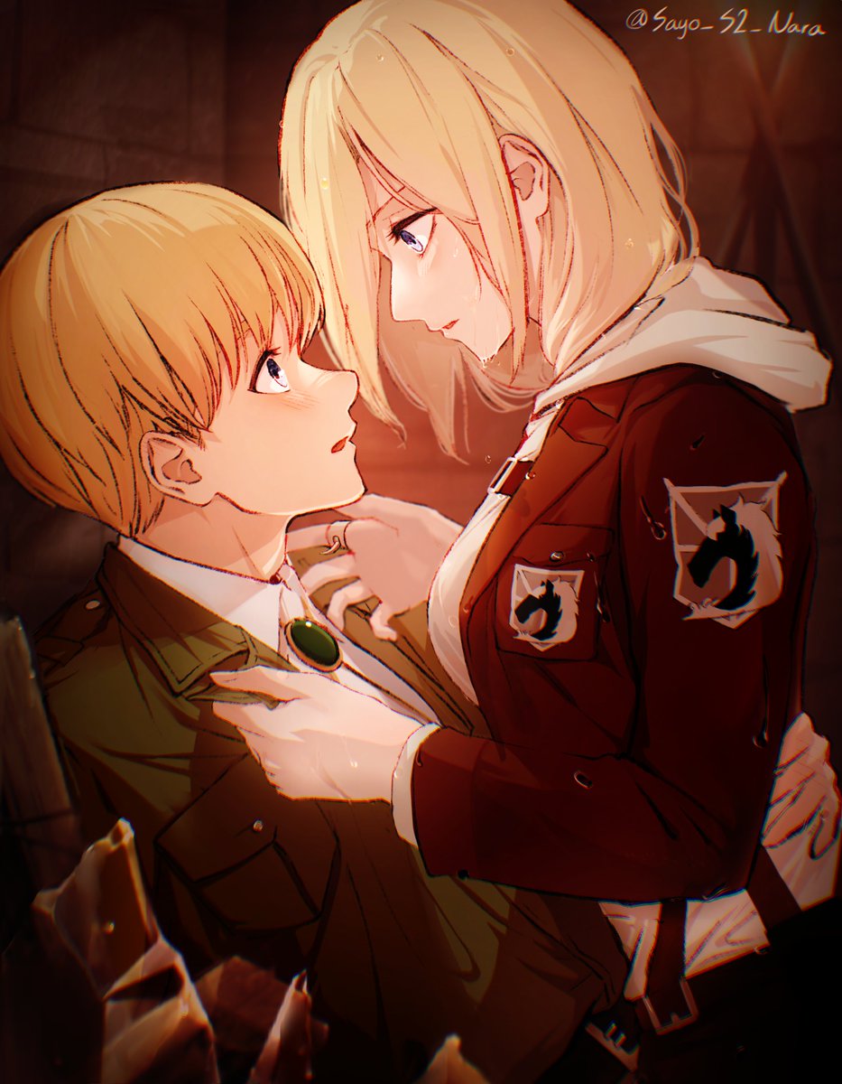 31권 125화 if 히치보다 아르민을 먼저 만난 애니 #aot #aruani #進撃の巨人 #アルアニ