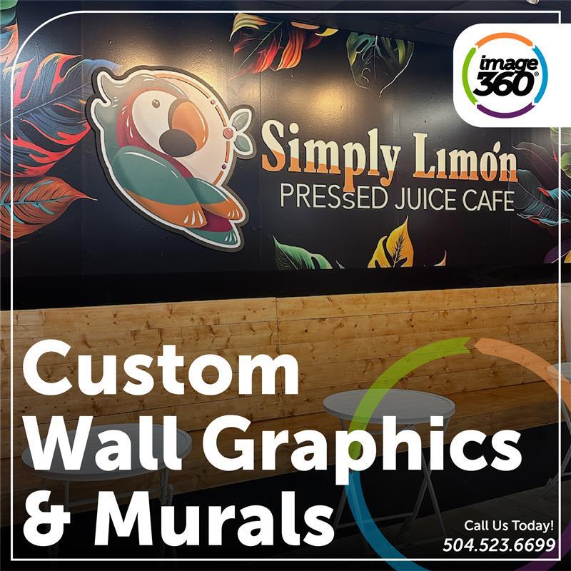 Check out one of the newest juice spots in River Ridge!

Custom wall graphics and murals and storefront branding brought to you by Image360 NOLA! 😊
.
.
.
.
#riverridge #simplylimon #juices #acaibowls #pressedjuicecafe #wallgraphics #storefrontbranding #image360nola...