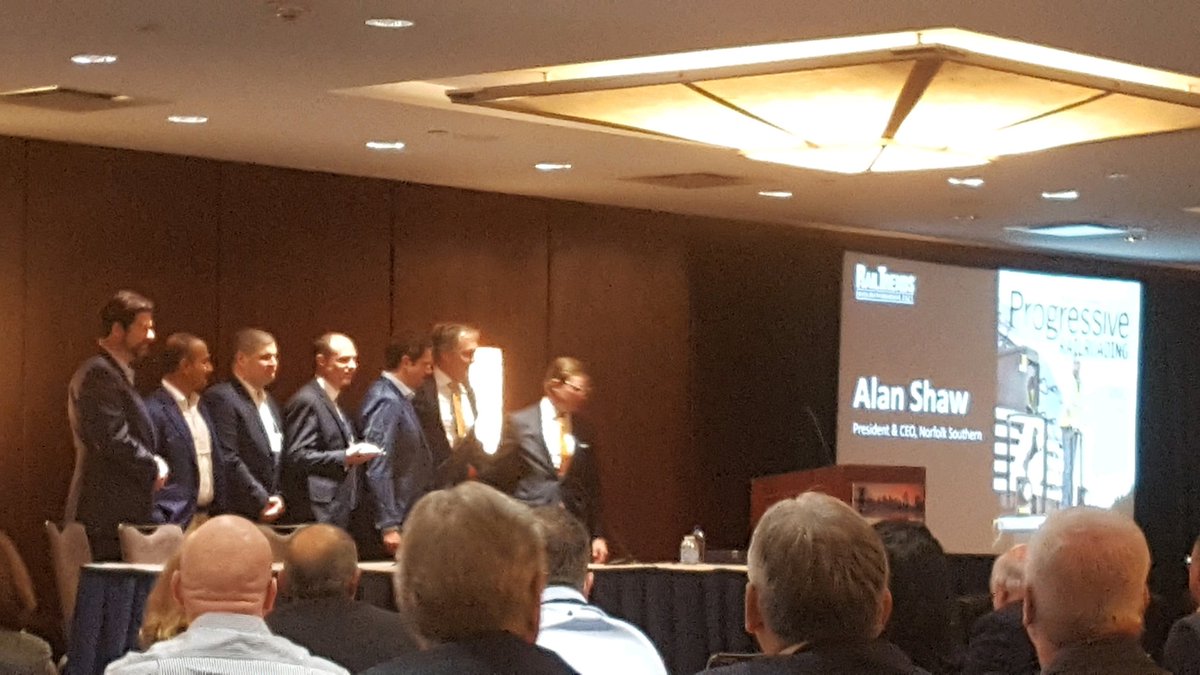 What an amazing morning <a href="/RailTrends/">RailTrends</a> here in #NYC 

Congratulations Alan Shaw <a href="/nscorp/">Norfolk Southern</a> Railroad Innovator of the Year! 

<a href="/rail_pro_mag/">Progressive Railroading</a> <a href="/OliverWyman/">Oliver Wyman</a>