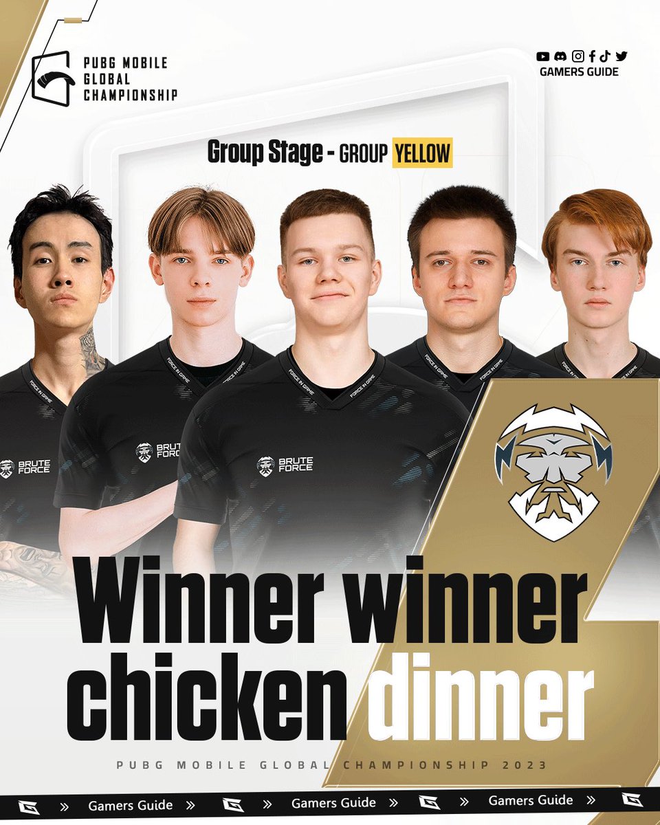 WWCD - BRUTE FORCE🥇

وينر وينر تشيكن دينر لفريق BRUTE FORCE 🔥

شاركنا آرائكم عن أداء الفريق والمستوى الذي قدمه في هذه المباراة ! 🤩

#pmgc #pmgc2023
#esports #pubgmobile