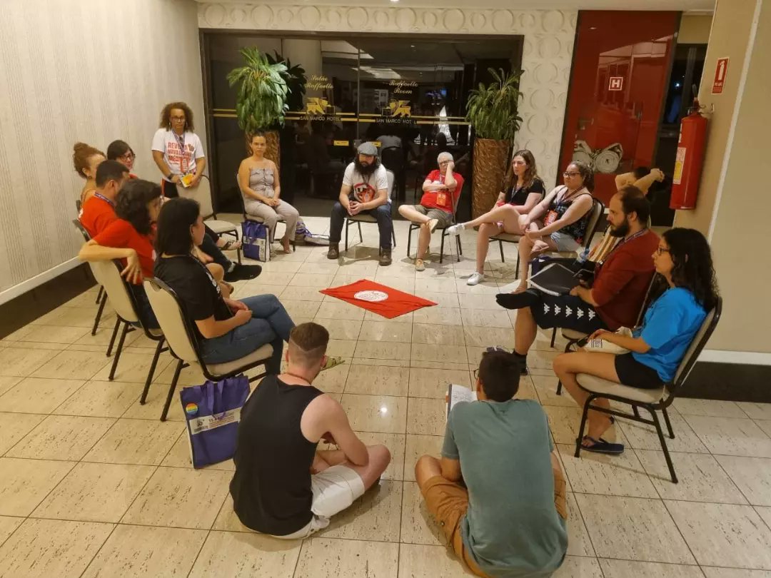 gabrimarquespcb's tweet photo. Alguns registros do primeiro dia e da segunda manhã do 35° CONSINASEFE, em Brasília.
Lutar, criar #EscolaPopular!
#MEPSINASEFE #SINASEFE #CONSINASEFE https://t.co/TEtkI8jsfk