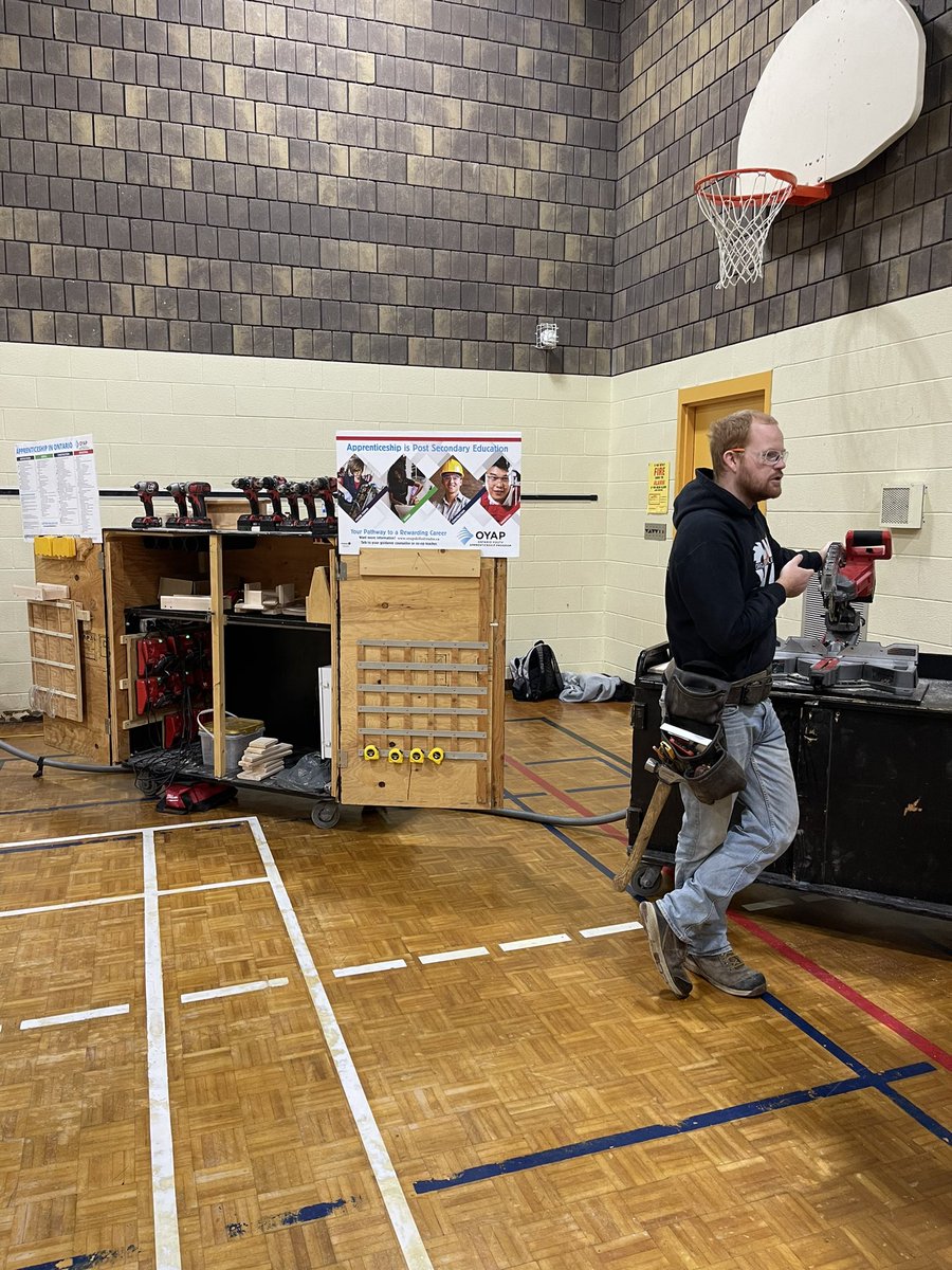 Experiential learning happening at <a href="/CedarlandSchool/">Cedarland School</a> today for the great 8s with organized kaos. All those fraction lessons being put to work. Students are loving it. <a href="/GEDSB/">Grand Erie District School Board</a>