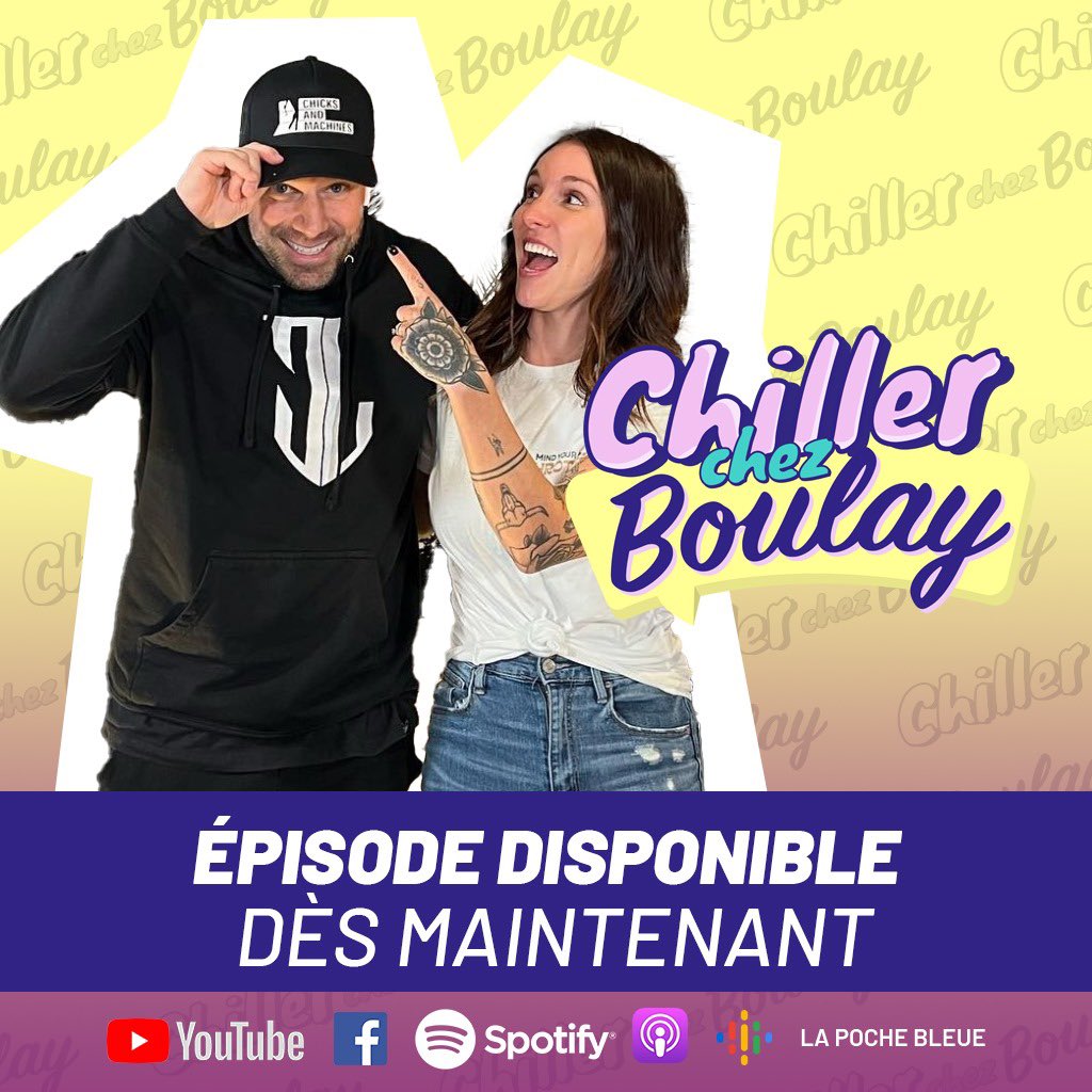 La Poche Bleue (@lapochebleue) on Twitter photo Vous pouvez dès maintenant écouter le nouvel épisode de Chiller chez Boulay avec Cyndi Martin sur notre YouTube ou votre plateforme d’écoute favorite! 🏍️👇
Voici le lien : youtu.be/IDQCMitkzHA?si…
#ChillerchezBoulay #PodcastQuebecois #CyndiMartin #LaPocheBleue <a href="/etienneboulay22/">Etienne Boulay</a> Vous pouvez dès maintenant écouter le nouvel épisode de Chiller chez Boulay avec Cyndi Martin sur notre YouTube ou votre plateforme d’écoute favorite! 🏍️👇
Voici le lien : youtu.be/IDQCMitkzHA?si…
#ChillerchezBoulay #PodcastQuebecois #CyndiMartin #LaPocheBleue <a href="/etienneboulay22/">Etienne Boulay</a>