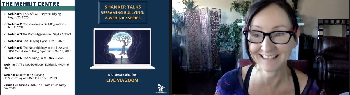 Self_Reg's tweet photo. Wonderful intro by @susanhopkins5 to get us started for this morning's webinar with @StuartShanker #SelfReg #ReframingBullying https://t.co/Q93n9CR9wQ