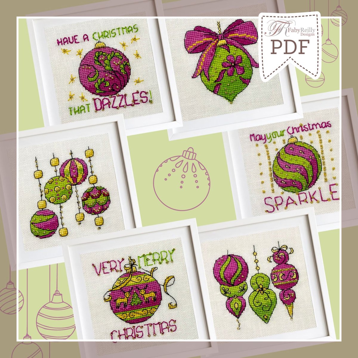 FabyReilly's tweet photo. Raspberry &amp; Lime mini patterns (set of 6) https://t.co/OuDOJVOFk3 via @FabyReilly https://t.co/ViOivhXW6Z