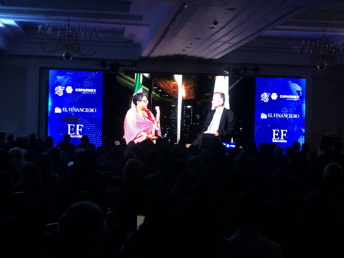 #NearshoringTalks2023, organizado por <a href="/Coparmex/">Coparmex Nacional</a> y <a href="/ElFinanciero_Mx/">El Financiero</a>. Ahorita #RaquelBuenrostro de <a href="/SE_mx/">Economía México</a>  platica de los #ParquesIndustriales en el Sureste