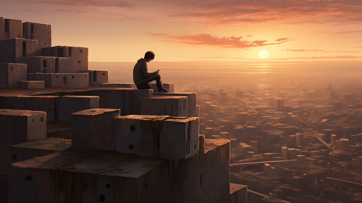 OlivioSarikas's tweet image. Use The Prompt "some person doing something at some place" and post your result as a reply and reshare this tweet