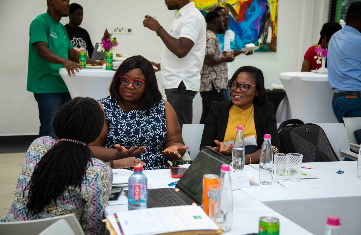 restoreforward's tweet image. Strong engagement with local champions managing the land is key to successful #LandscapeRestoration.

Fun and excitement as our Ghanian restoration partners have an exchange with WRI's @MathaiWanjira.