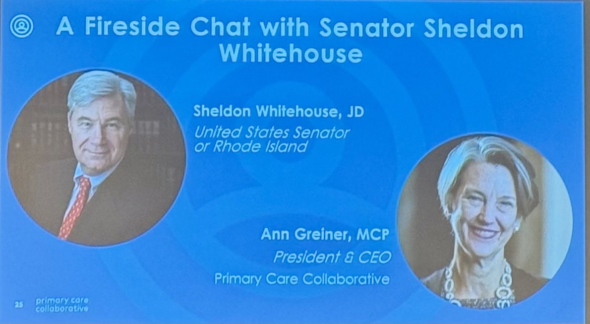 ⁦@ACPIMPhysicians⁩ are proud to work with ⁦@PCPCC⁩ to achieve better, more equitable care for all. With better investment in #PrimaryCare, we strengthen #Healthcare for all! TY ⁦@SenWhitehouse⁩ ⁦@AnnGreiner1⁩