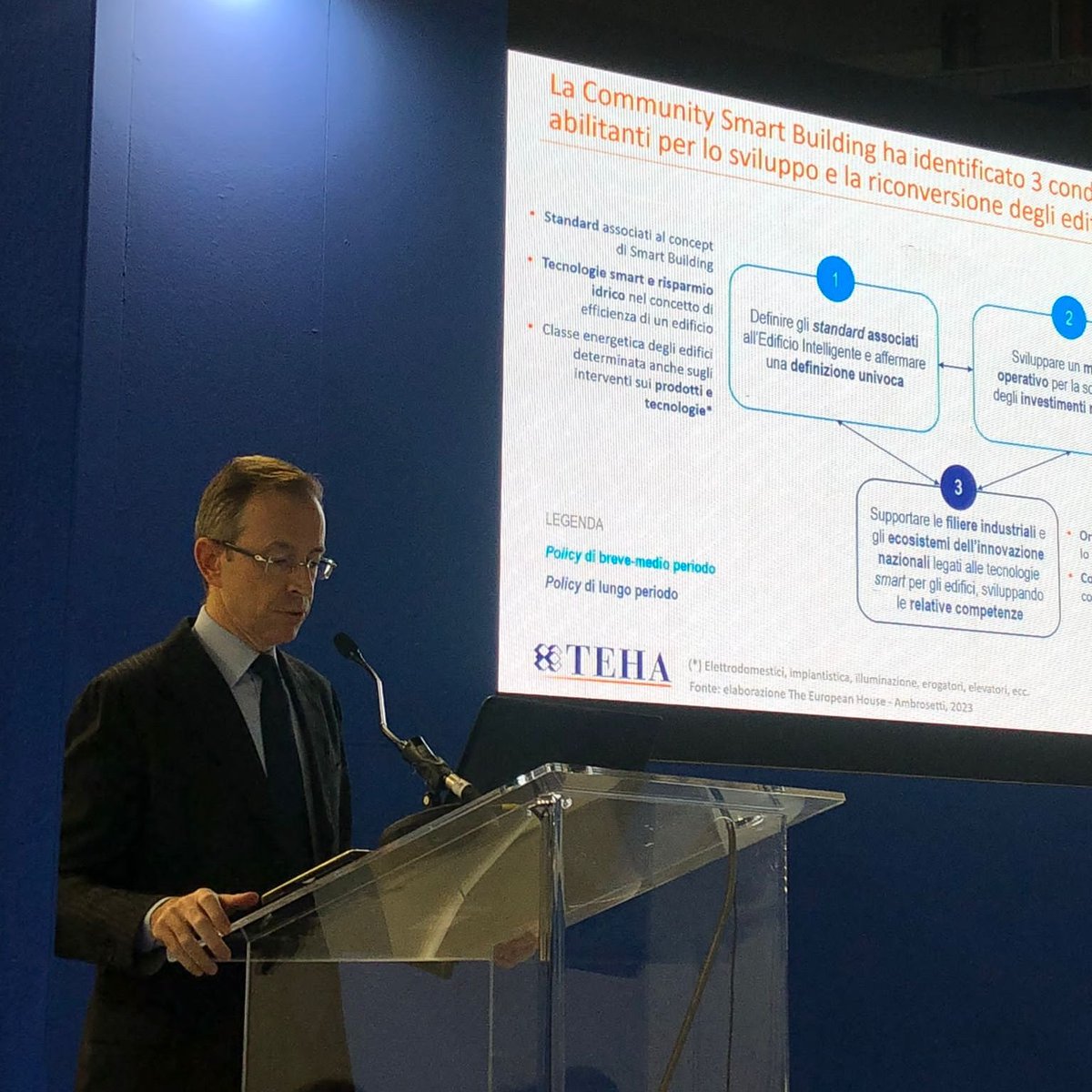 Ambrosetti_'s tweet photo. Abbiamo portato la prospettiva della #CommunitySmartBuilding a Smart Building Italia, evento speciale organizzato nell'ambito di Smart Building Expo, fiera di settore organizzata da MIBA. 

Nella sessione "Gli #EdificiIntelligenti per la crescita e la modernizzazione dell’Italia", il Partner responsabile della Community, Lorenzo Tavazzi, ha presentato le ultime evidenze emerse dai lavori della 2^ edizione

#SBE2023 #SmartBuildingExpo