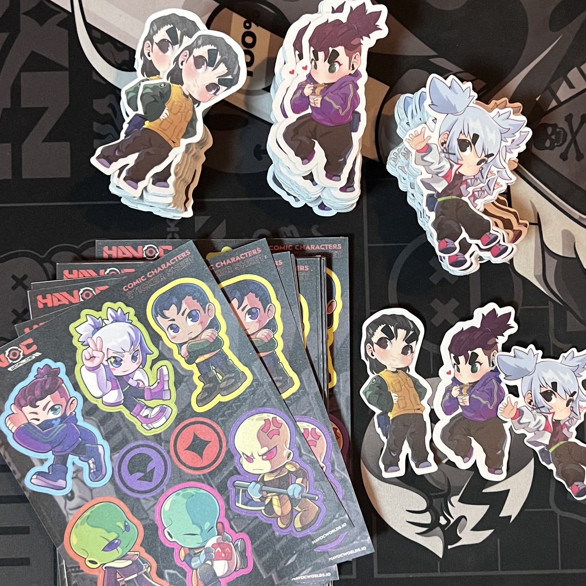 These stickers look super cute! <a href="/wamza_/">wamza</a> <a href="/psychowar_/">Psychowar</a> <a href="/ninci_art/">ninci.art</a>