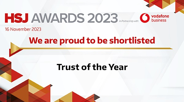 OxleasNHS's tweet photo. Very proud to be shortlisted in tonight's @HSJ_Awards Good luck to everyone attending the award ceremony! https://t.co/vIvLukloUr