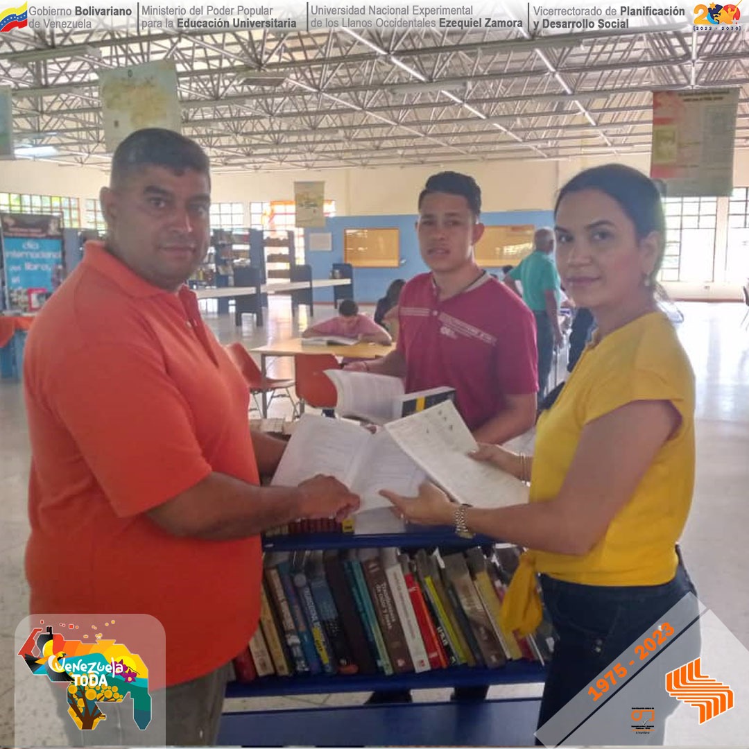 El día 14 de noviembre del presente año, La Coordinación de Enlace del VPDS, Biblioteca “Don Rómulo Gallegos”, UNELLEZ, recibió de la Unidad de Procesos Técnicos, la cantidad de 76 Ejemplares y 62 Títulos del área de Derecho para ser intercalados en las estanterías.