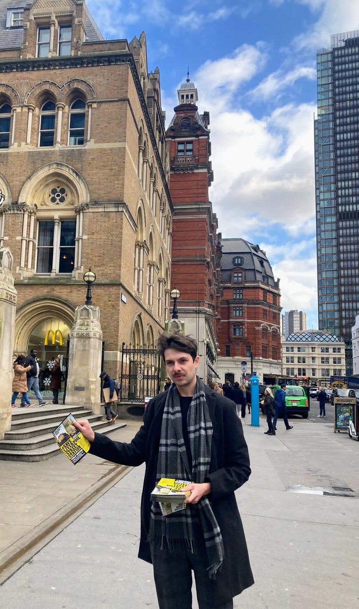 We have been handing out flyers this week around Liverpool Street Station and Spitalfields ahead of 21st Nov  public meeting <a href="/BishopsgateInst/">Bishopsgate Institute</a> Don’t forget to Object by 30th November to #SaveLiverpoolStreetStation
