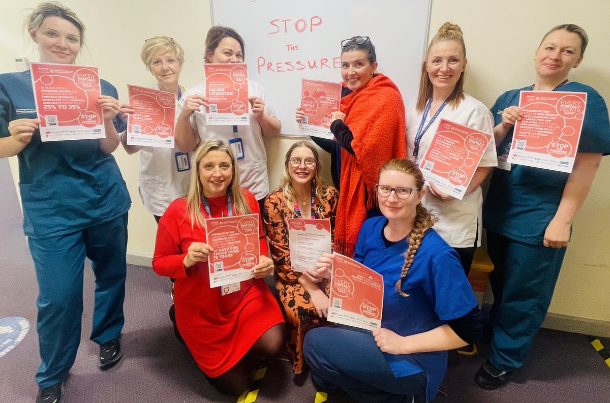 Podiatrist and AHP’s play an important role in review of pressure ulcers and raising awareness of prevention . #everycontactcounts #STOPthepressure #ABUHB @SoTV_UK @kateanyawalters @scottishpanther @annie_clothier @jodiejones89 #fournations