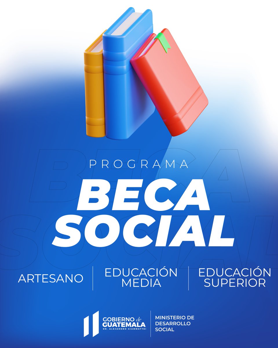 Midesgt's tweet photo. ¡Transformando vidas a través de la educación! 🌟📚
Con el programa #BecaSocial en sus intervenciones de Educación Media, Educación Superior y Artesano, el MIDES ha contribuido al desarrollo integral de miles de familias guatemaltecas. https://t.co/6GDFYZRRHJ