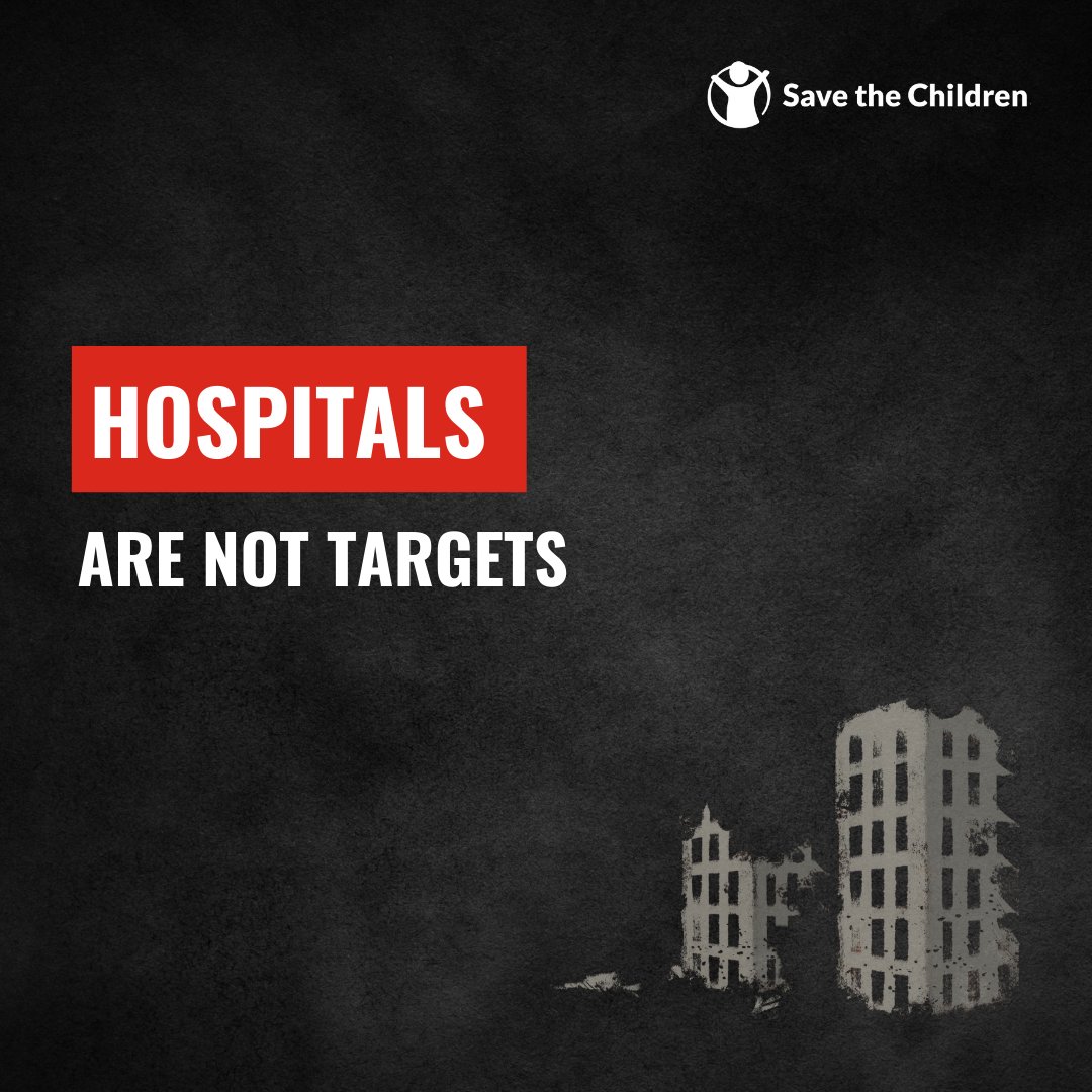 🔴In #Gaza, #hospitals are being attacked on a daily basis. These hospitals are sheltering patients and vulnerable babies who need urgent care. 

#CeasefireNow #StoptheWaronChildren #Gaza #Palestine