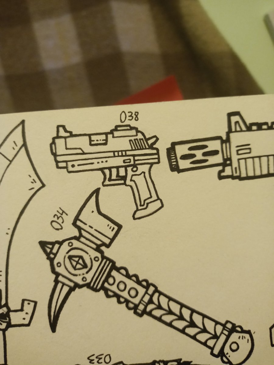Tiny weapon day 38 #SketchBook