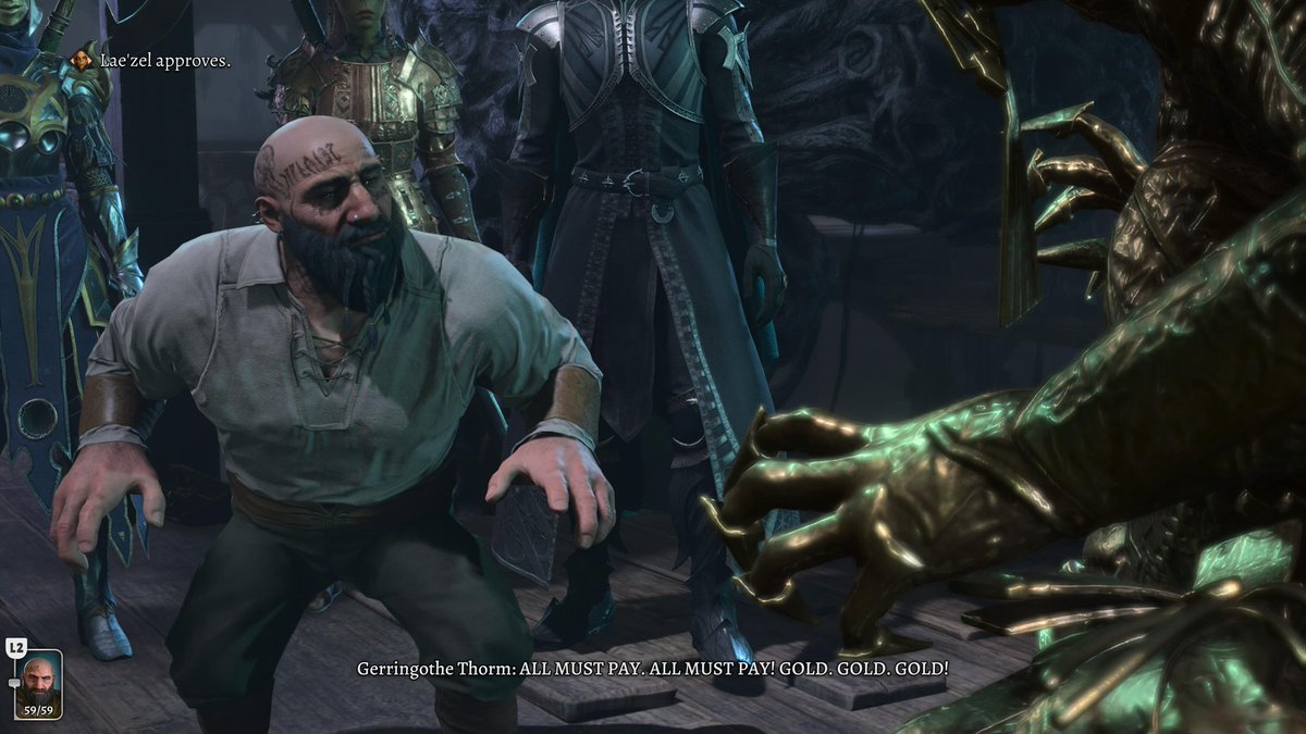 andrew7oco's tweet photo. Hrothgar The Ruthless🩸:

I bring you something better than gold Mrs Gerringothe Thorm. Something that is a currency I freely give to everyone because Hrothgar doesn’t give a shyte. That’s the currency of DEATH 🩸 #Baldursgate3 #Playstation5 #DnD #Dwarf #Monk #MiniBoss https://t.co/KXF4MWOG4s