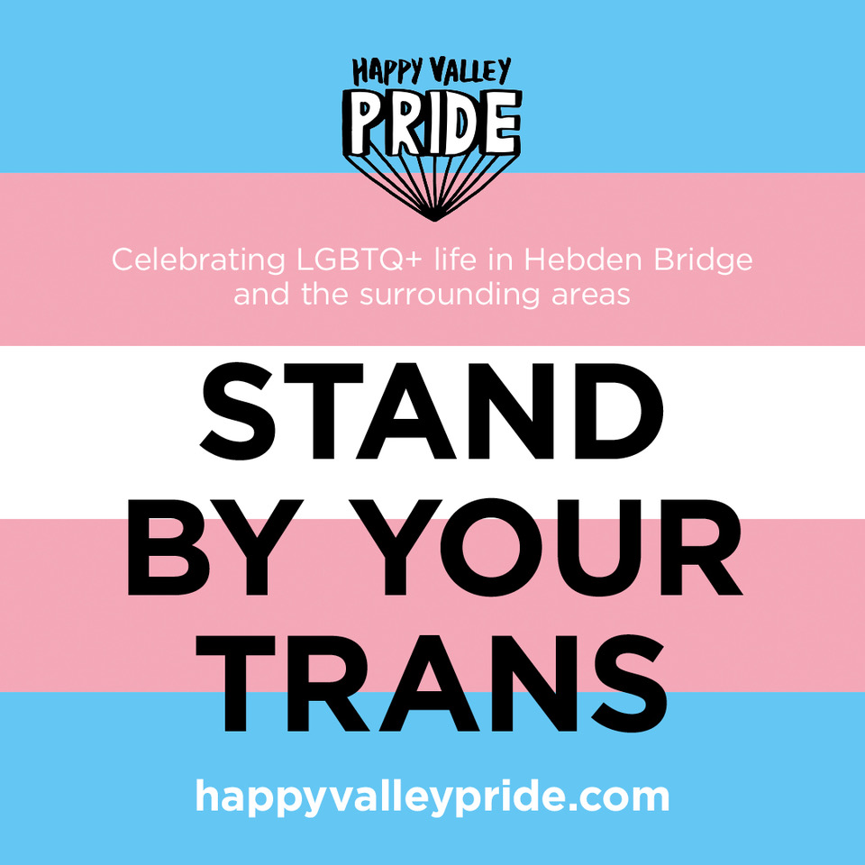 🏳️‍⚧️ Our Transgender Day of Remembrance Vigil will take place at 7pm on Monday 20th November at the wavey steps, Bridge Gate, Hebden Bridge. Please join us, show your support for the trans community &amp; take a moment to remember those lost over the past year.

#HappyValleyPride #TDOR