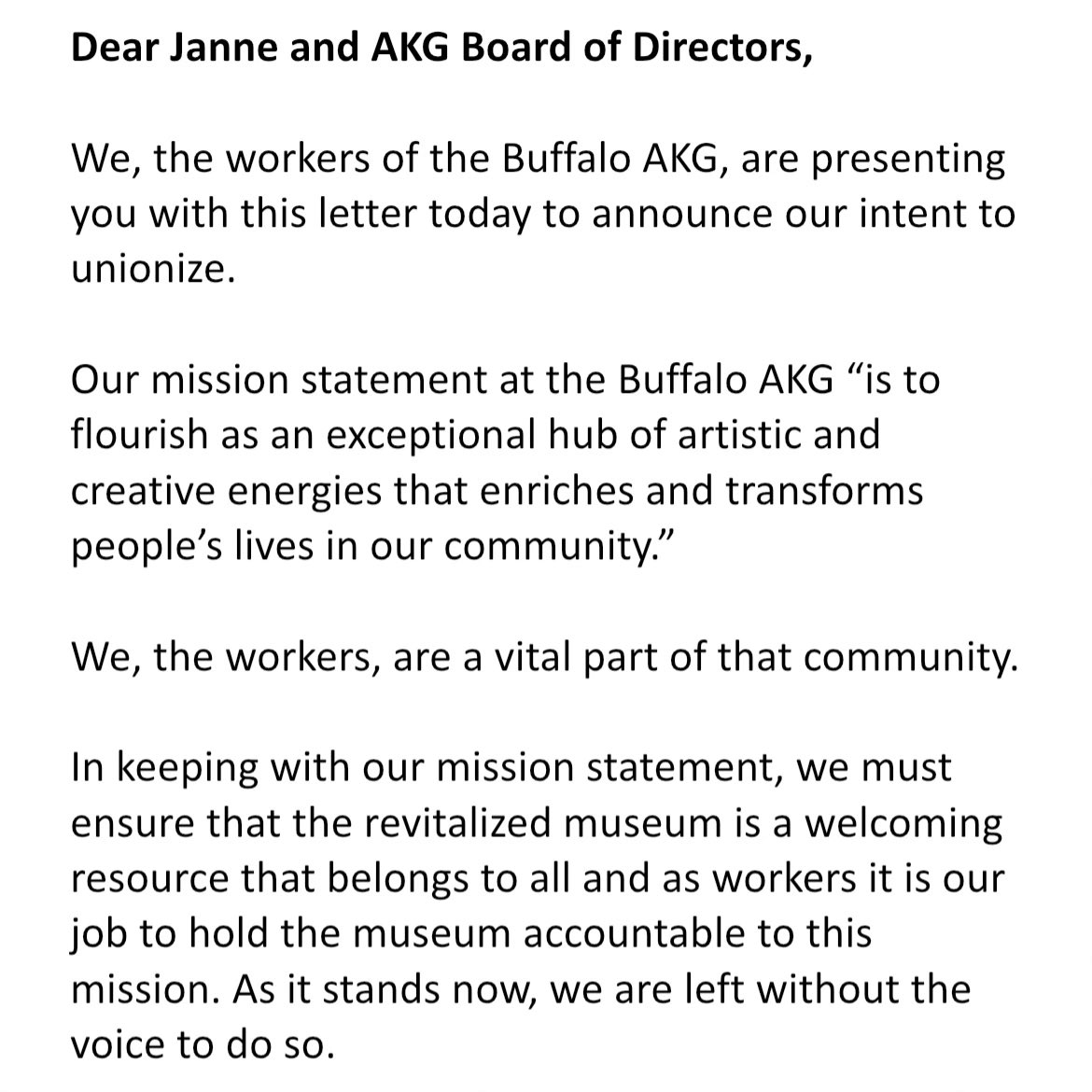 AKGWorkers's tweet photo. We are proud to announce that we — the workers — are organizing a union at AKG! https://t.co/qpGtRkGs3e