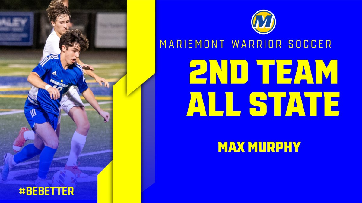 Congratulations to Max Murphy, selected 2nd Team All State!
