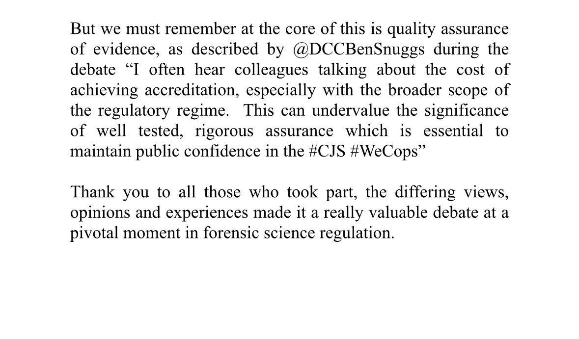 On the 1st Nov our chat was on Forensics in Police Investigations hosted by <a href="/ThamesVP/">Thames Valley Police</a> Head of Forensics <a href="/KHannam33/">Kay Hannam</a> &amp; Head of Forensic Accreditation <a href="/CRust58285/">Caroline Rust</a> 

It was a great chat across X &amp; LinkedIn, and below you can find a blog with more detail!

#WeCops @wecops