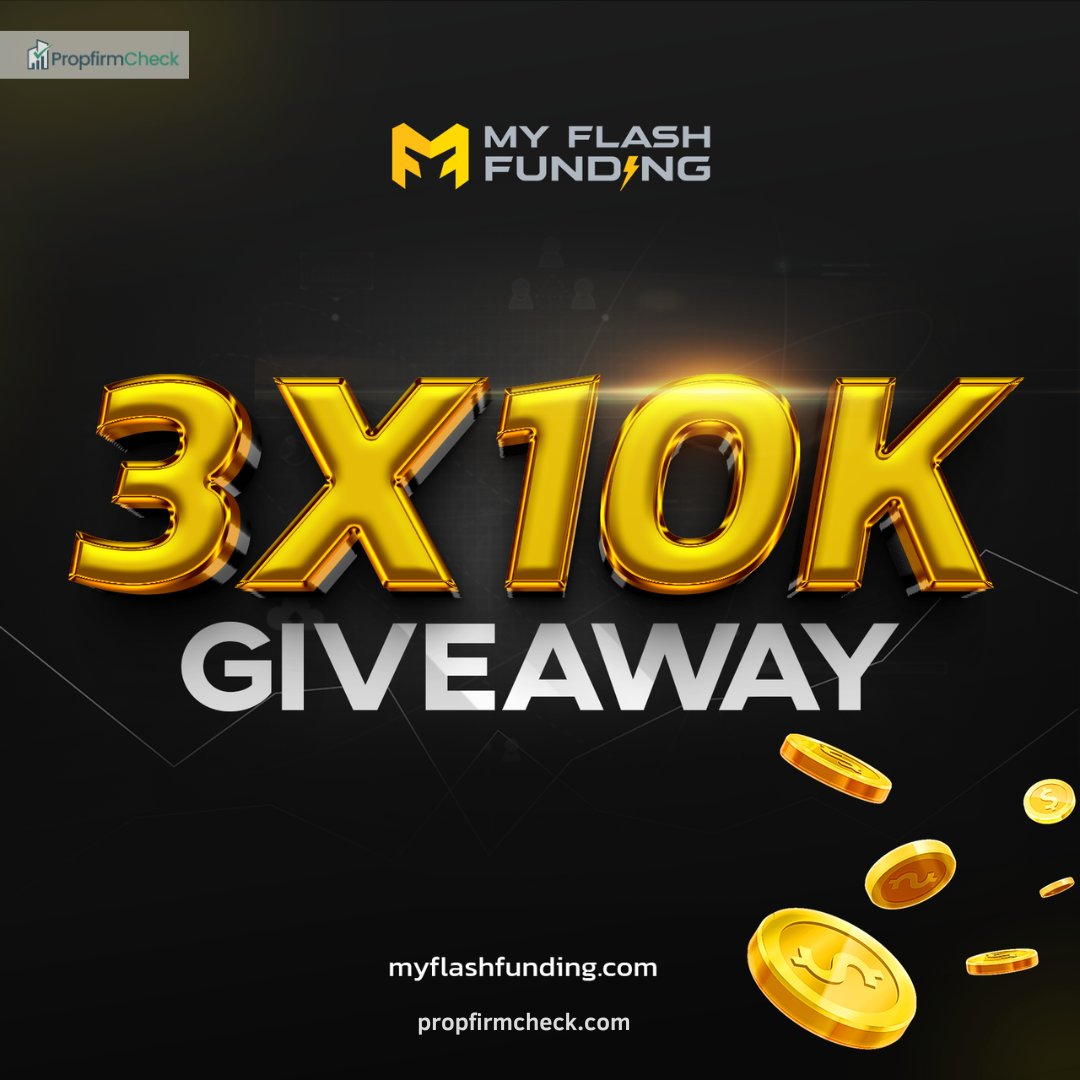 Prop firm Check (@propfirmcheck) on Twitter photo 🎉Giveaway Time!
We have 3x $10K funded challenge accounts to give away.
Follow these steps for a chance to win:
1: Follow <a href="/Propfirmcheck/">Prop firm Check</a>
2: Follow <a href="/myflashfunding/">MyFlashFunding</a>
3: ❤️Retweet, comment, like this post
4: ❤️Retweet, comment, like <a href="/FlawInTheMatrix/">John Matrix (FlawInTheMatrix)</a> giveaway post
🎁The 🎉Giveaway Time!
We have 3x $10K funded challenge accounts to give away.
Follow these steps for a chance to win:
1: Follow <a href="/Propfirmcheck/">Prop firm Check</a>
2: Follow <a href="/myflashfunding/">MyFlashFunding</a>
3: ❤️Retweet, comment, like this post
4: ❤️Retweet, comment, like <a href="/FlawInTheMatrix/">John Matrix (FlawInTheMatrix)</a> giveaway post
🎁The