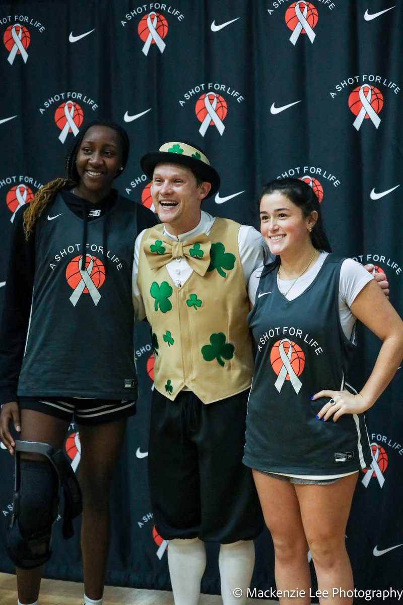 Thank you so much to the @Celtics and <a href="/CelticsLucky18/">Lucky the Leprechaun</a> for coming by at the end of the #ASFLGauntlet! Lucky put on a SHOW. We can’t say enough how much we appreciate the best dunker in the world helping us close out our basketball marathon. Over $250,000 for cancer research was