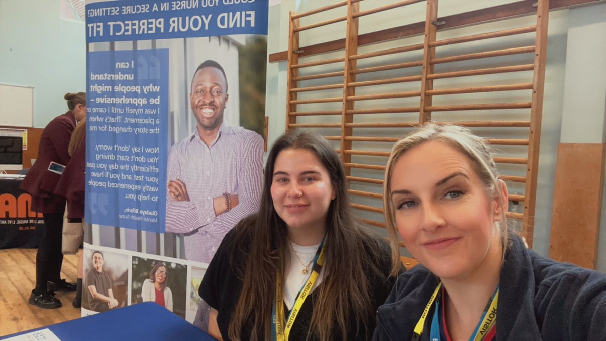 At Maricourt High School today talking to students about careers in healthcare and our other roles in Merseycare