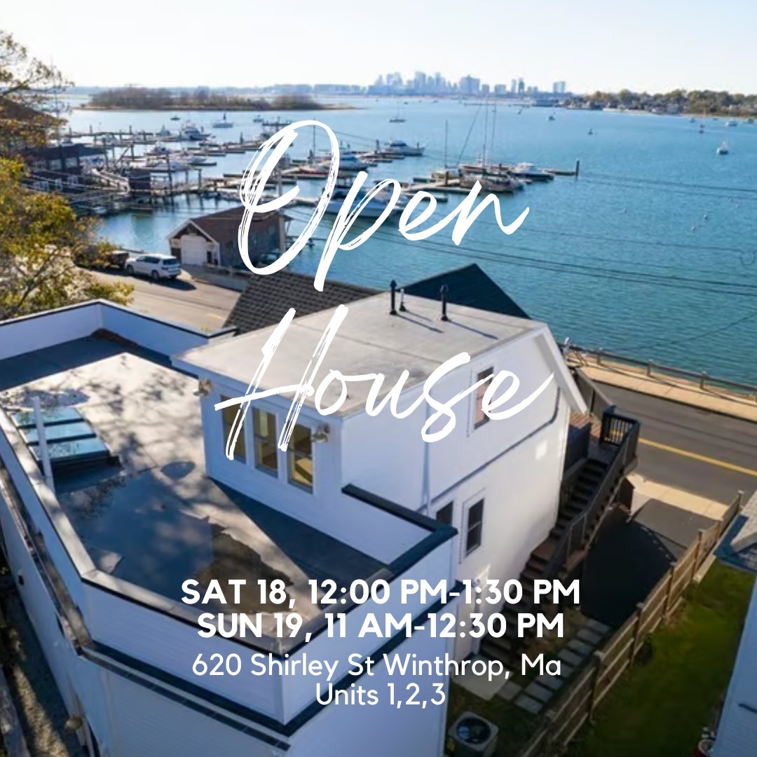 BostonAtAGlance's tweet photo. Tour three great condo homes on Saturday &amp; Sunday! Open house - 620 Shirley St - Units 1,2,3 Winthrop, Ma - Saturday November 18, 12:00 pm -1:30pm - Sunday November 19, 11:00 am-12:30pm #LisaSheehan #Senné #BostonRealEstate https://t.co/syWHJ8aCWP https://t.co/JBg9qeZAJv