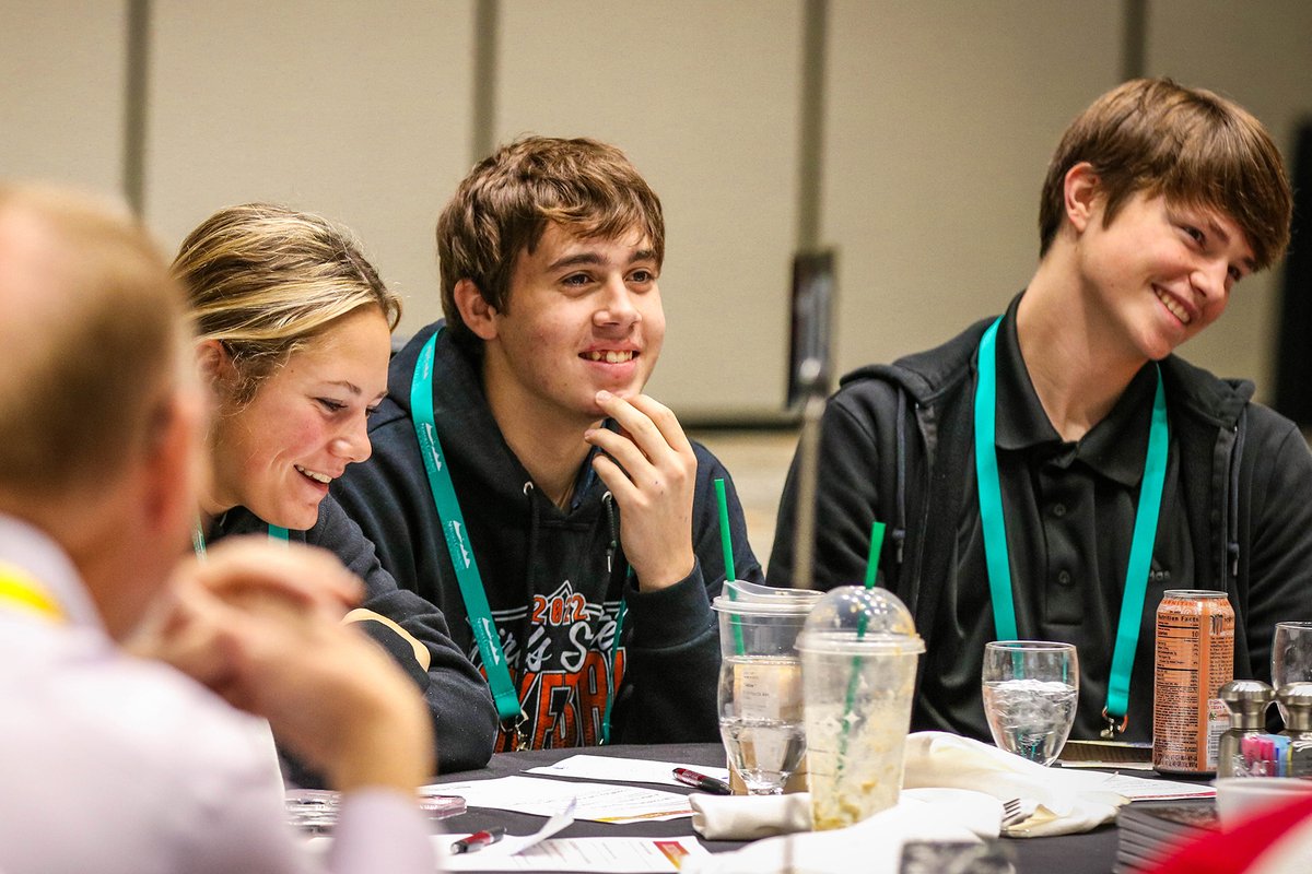 nebcommfound's tweet photo. Last week, NCF's network convened in Kearney for our Annual Celebration and Training. Young Nebraskans took the spotlight, honoring those who came before them while establishing a commitment to building stronger communities and a Greater Nebraska. More: https://t.co/snBWacDbFQ https://t.co/fCX2J3Jlaw