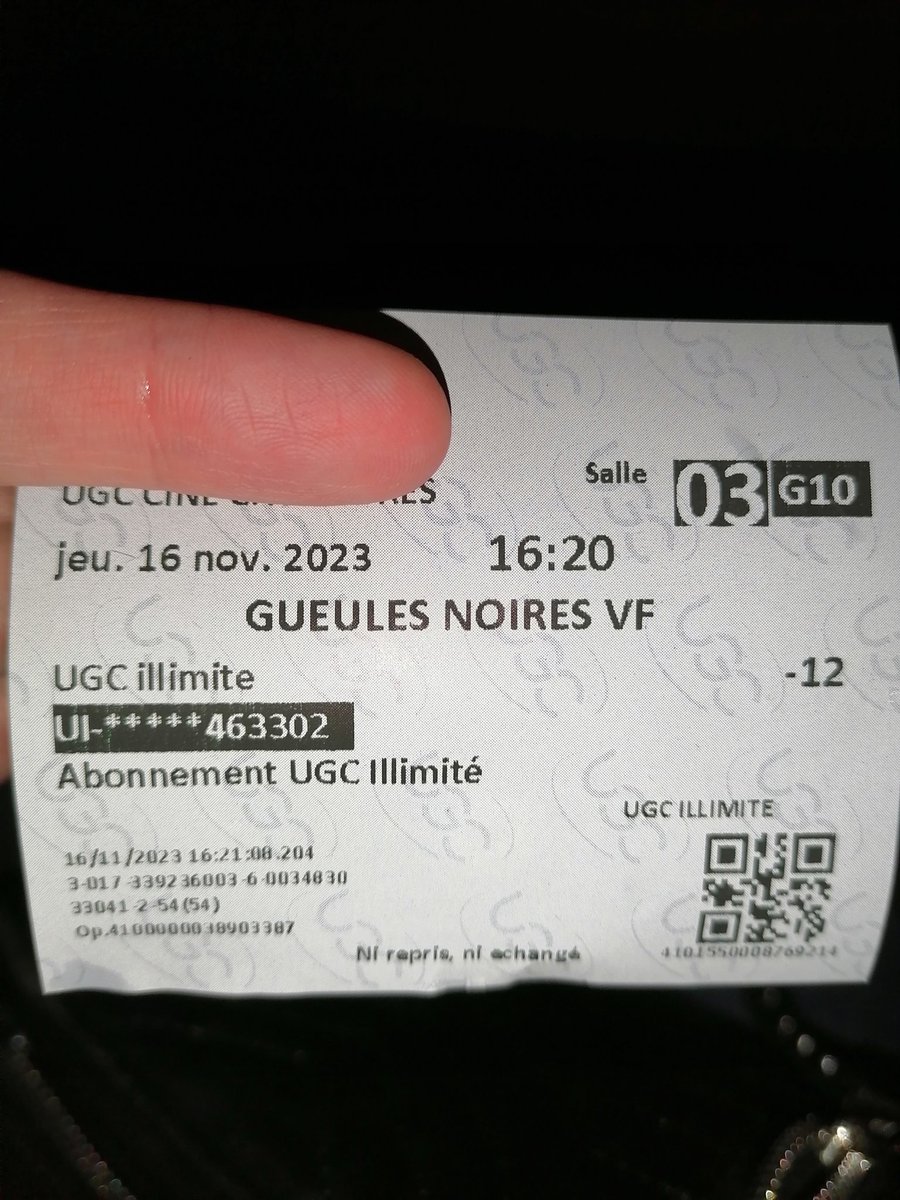 Dans la salle pour découvrir Gueules Noires, une de mes plus grosses attentes de l'année !