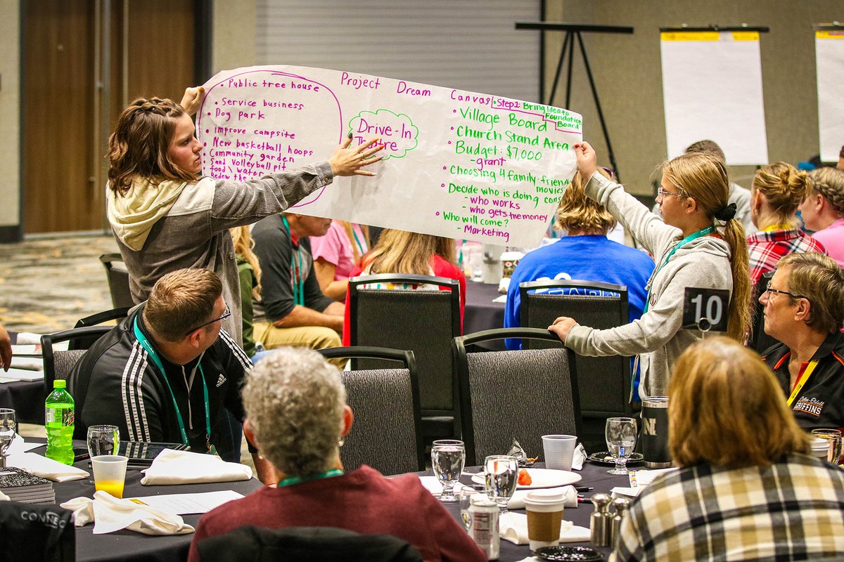 nebcommfound's tweet photo. Last week, NCF's network convened in Kearney for our Annual Celebration and Training. Young Nebraskans took the spotlight, honoring those who came before them while establishing a commitment to building stronger communities and a Greater Nebraska. More: https://t.co/snBWacDbFQ https://t.co/fCX2J3Jlaw