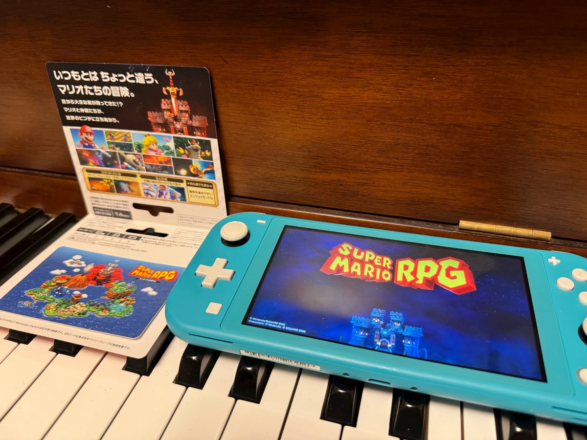 本日、Nintendo Switch版『スーパーマリオRPG』がついに!ついに!!発売になりました。あの頃の気持ち&そしてフレッシュな気持ちで全曲のアレンジを担当させて頂きました。制作陣の愛が詰まりまくっています。是非是非初めての方もあの頃遊んでいた方も遊んで頂けると嬉しいです🍄 #スーパーマリオＲＰＧ